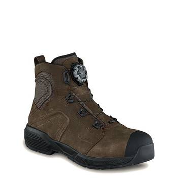 Red Wing Exos Lite 6-inch Safety Toe - Tmavo Hnede Nepremokave Topanky Panske, RW086SK